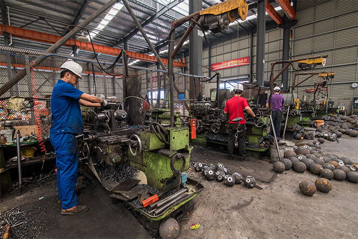 广州网架配件车间